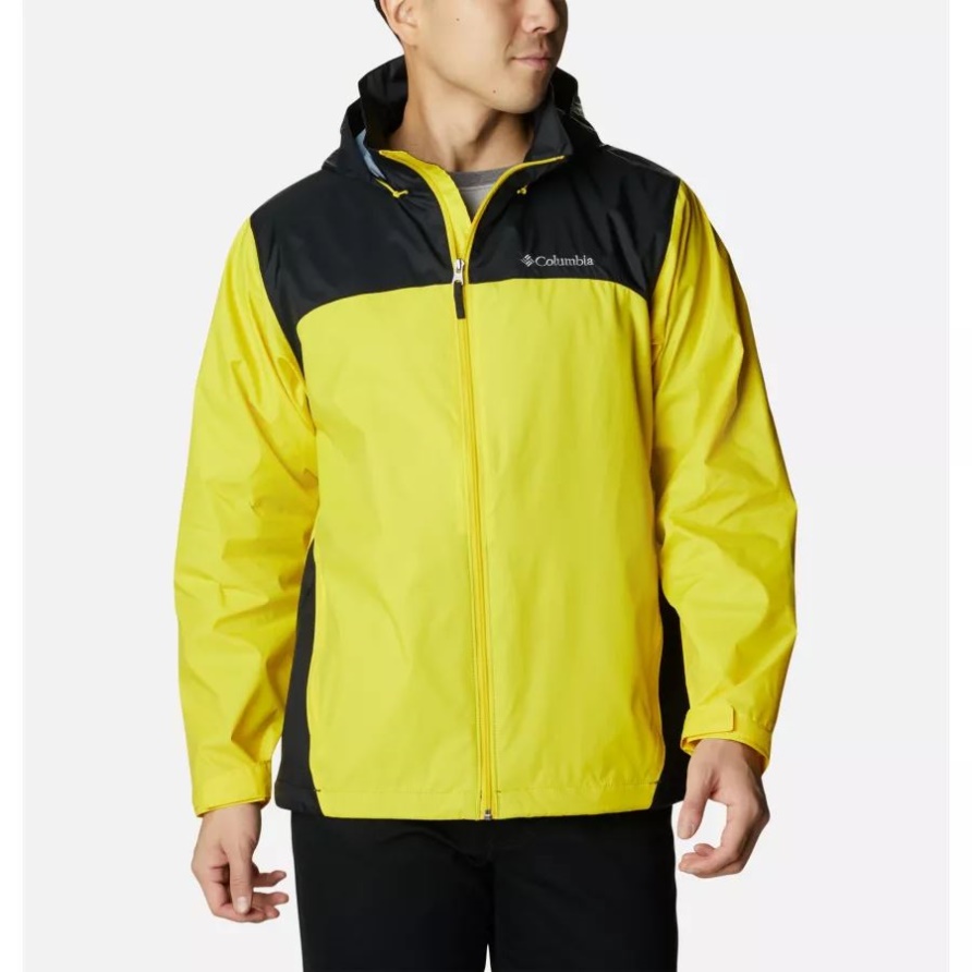 Columbia Laser Zitrone/schwarz Glennaker Lake Regenjacke Für Herren