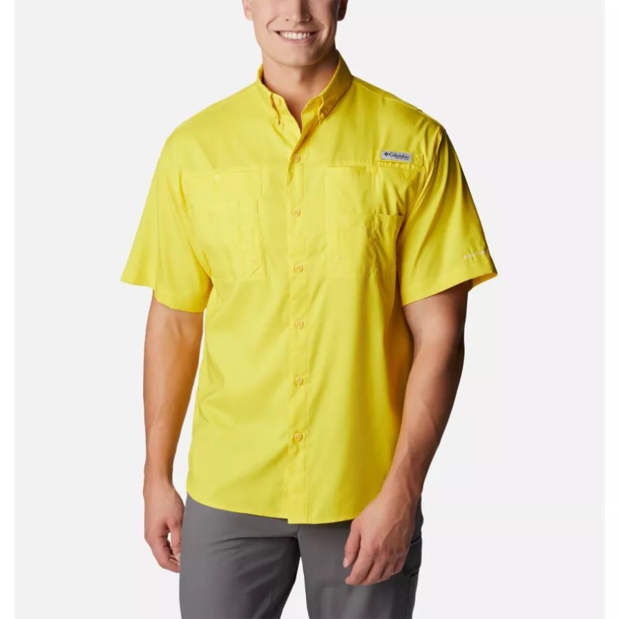 Columbia Laser Lemon Herren Pfg Tamiami Ii Kurzarmshirt Groß