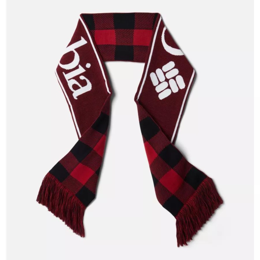 Columbia Lodge Schal Columbia Mountain Roter Karodruck