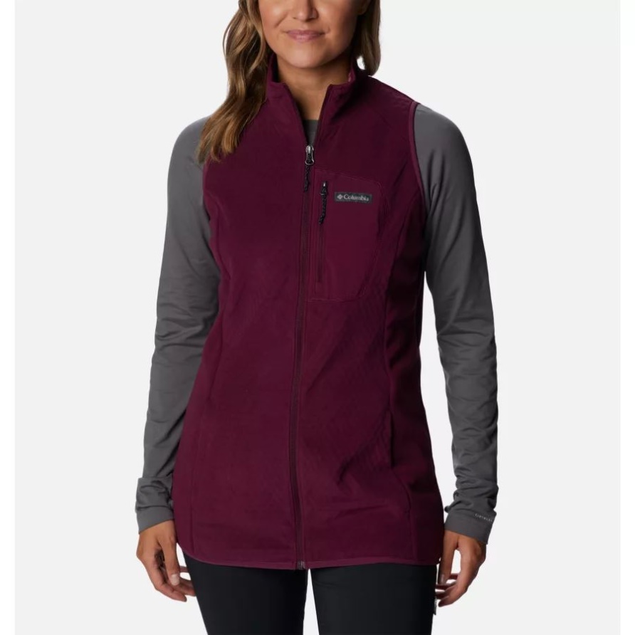 Columbia Marionberry/aura Damen-outdoor-laufweste