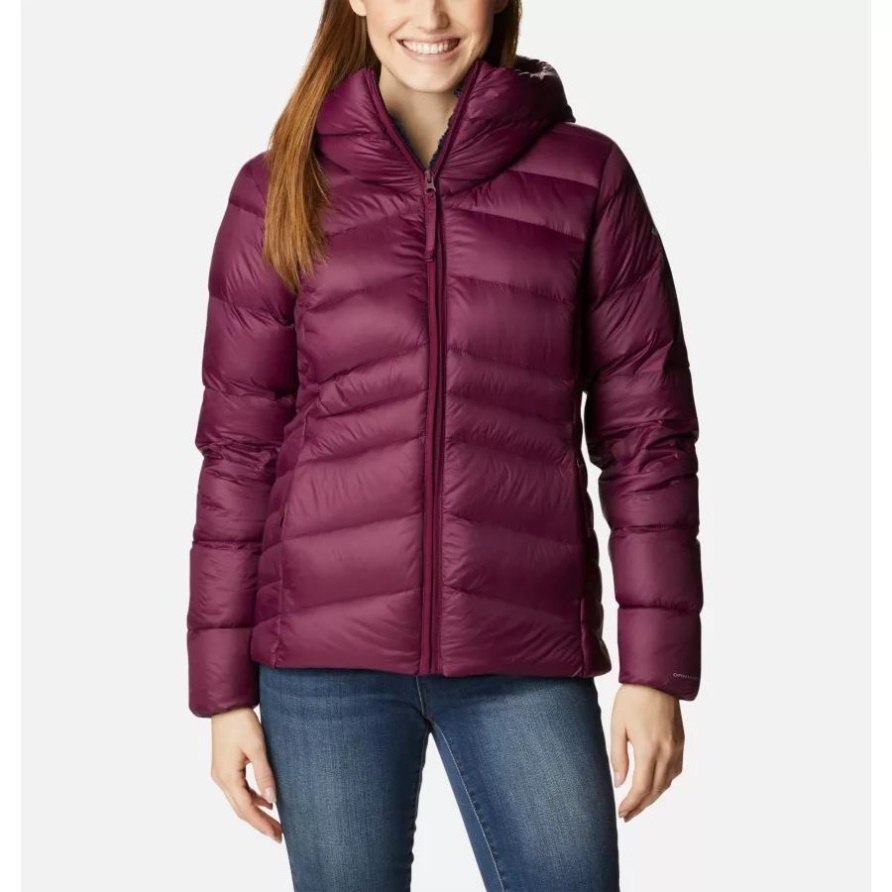 Columbia Marionberry Autumn Park Daunenjacke Mit Kapuze