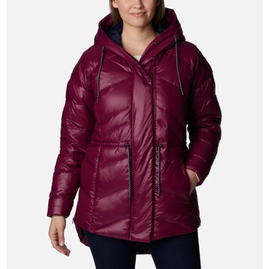 Columbia Marionberry Gunmetal Icy Heights Ii Damen Neuheit Daunenjacke