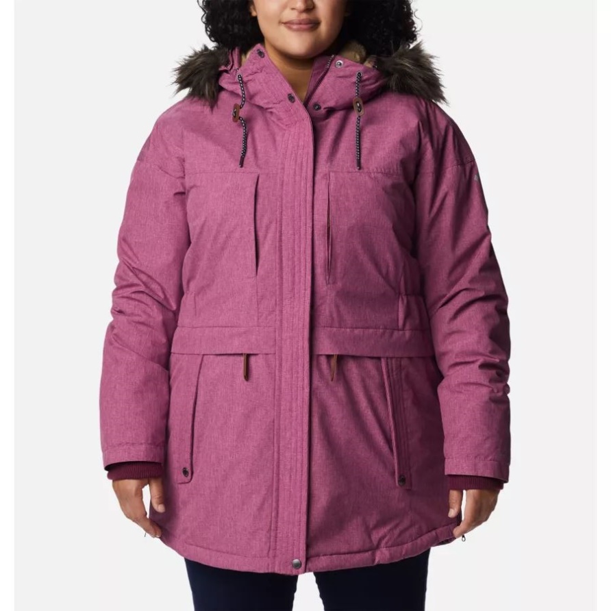 Columbia Marionberry Heather Payton Pass Isolierjacke Für Damen In Übergröße