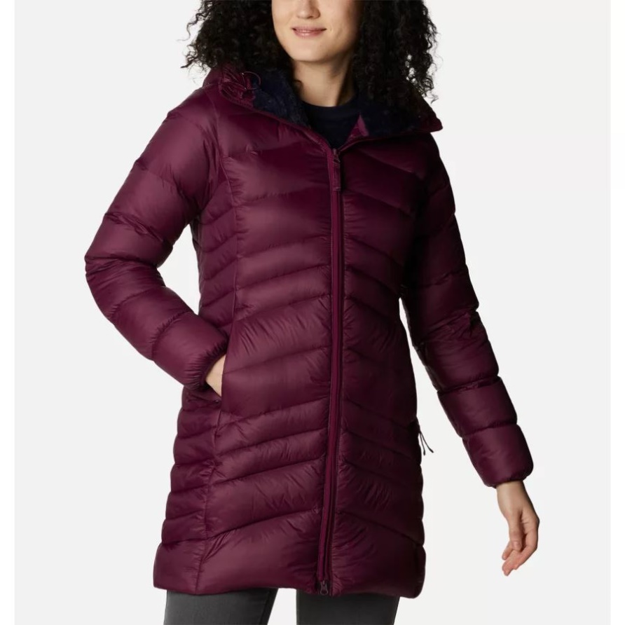 Columbia Marionberry Lange Herbstpark-daunenjacke Für Damen