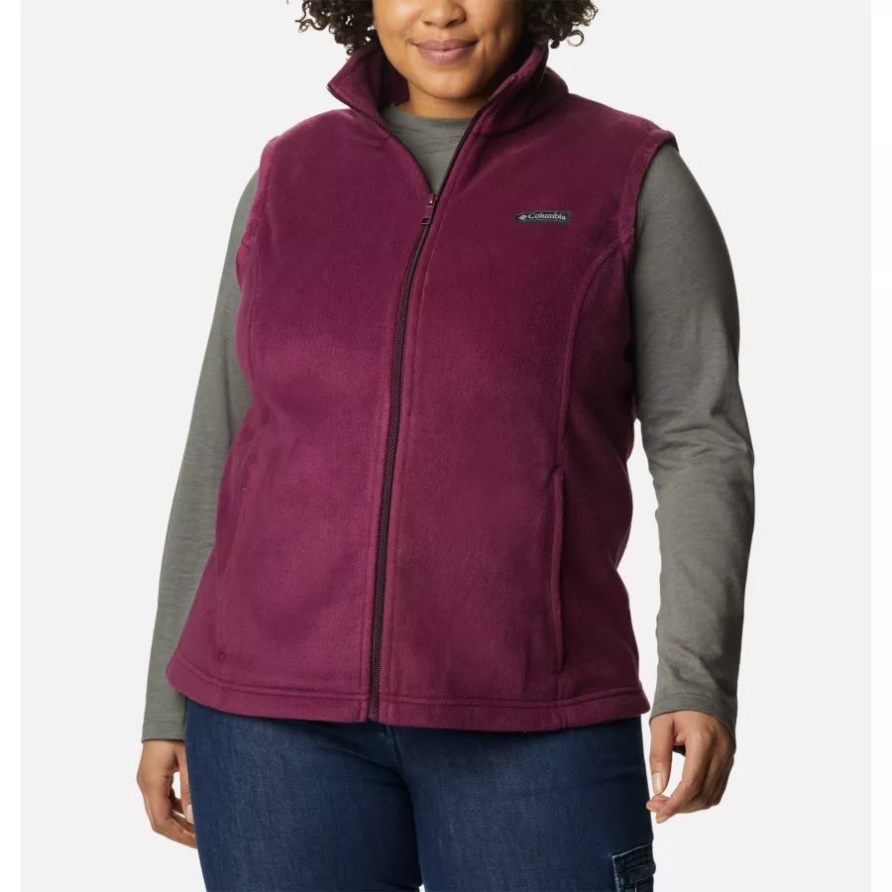 Columbia Marionberry Benton Springs Weste Für Damen In Übergröße