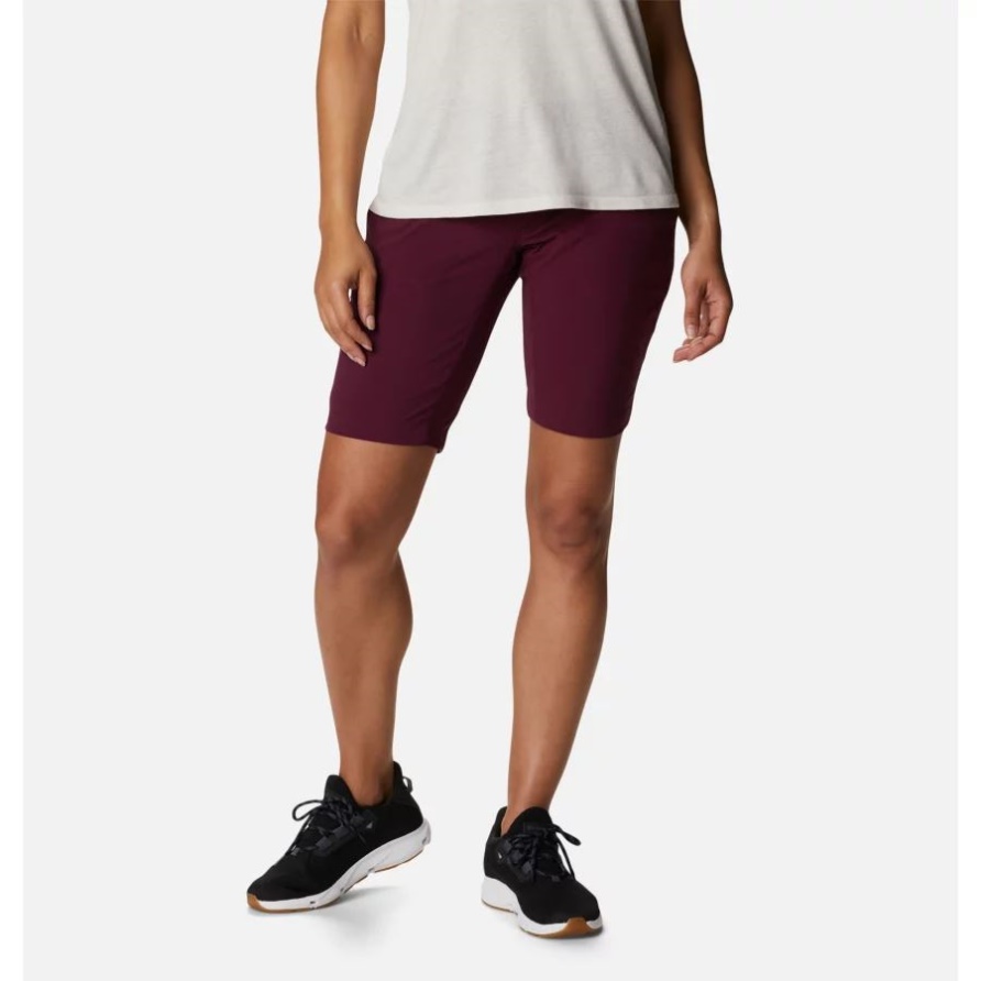 Columbia Marionberry Lange Shorts Für Damen Am Samstag