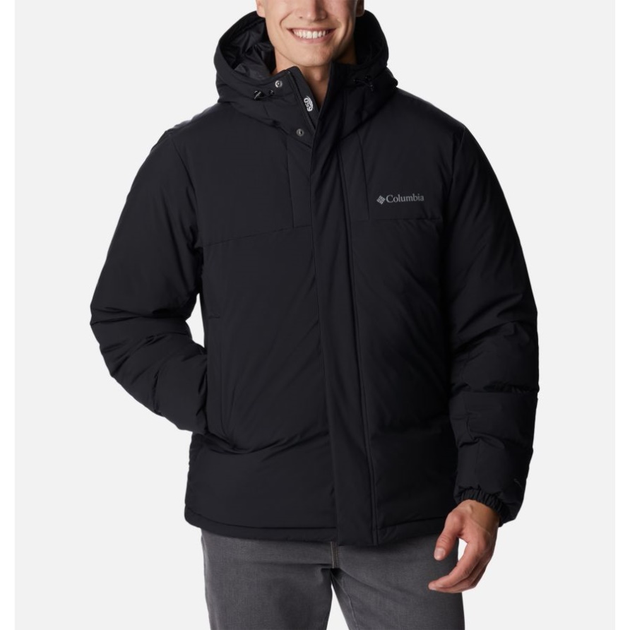 Columbia Herren Aldercrest Daunenjacke Mit Kapuze Schwarz