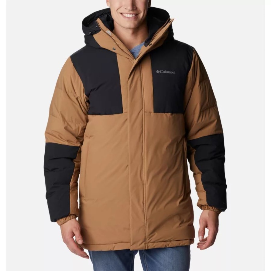 Columbia Herren Aldercrest Daunenparka Mit Kapuze Delta/schwarz