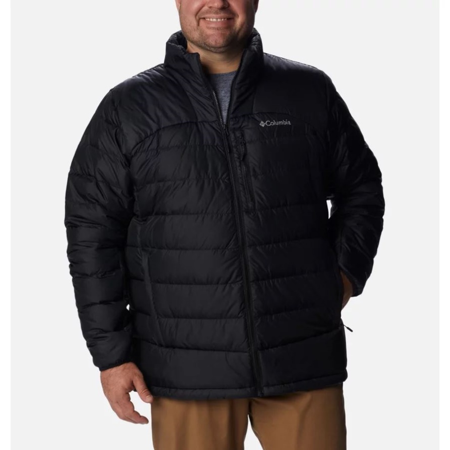 Columbia Herren Herbstpark Daunenjacke Groß Schwarz