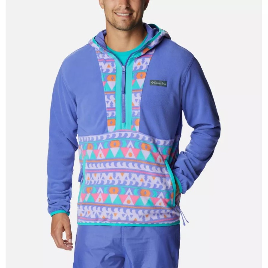 Columbia Herren Back Bowl Lite Halber Reißverschluss Pullover Hoodie Lila Lotus/lila Lotus Campdecke