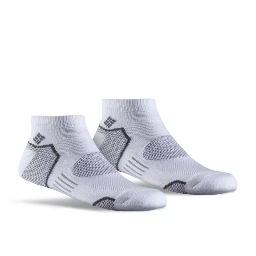 Columbia Balance Point Niedrige Herrensocken 2er-Pack Weiß