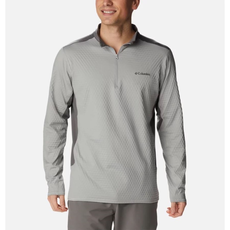 Columbia Bliss Ascent Viertelreißverschluss-pullover Für Herren Columbia Grey/city Grey