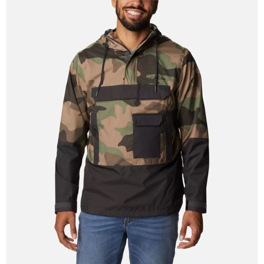 Columbia Herren Buckhollow Anorak Cypress Mod Camo Print/Shark