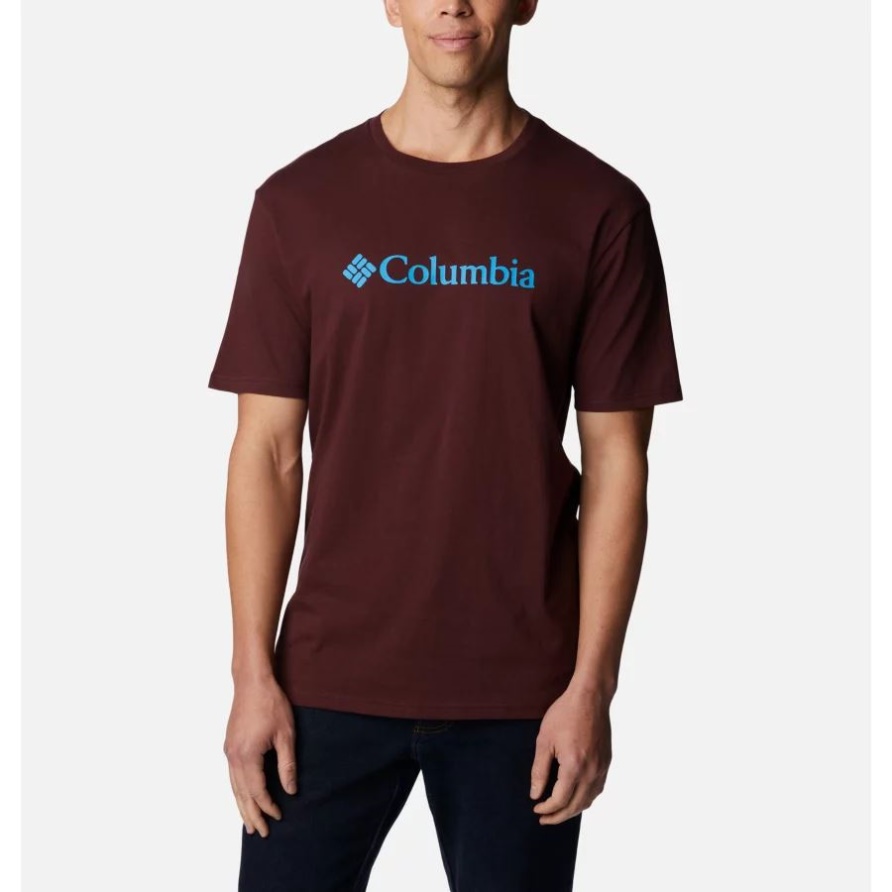 Columbia Herren Csc Basic Logo Tee Elderberry/csc Branded