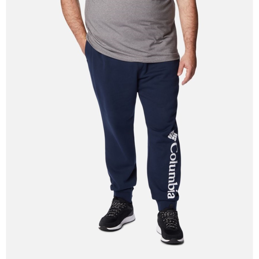 Columbia Herren Csc Logo Ii Fleece Jogginghose Erweiterte Größe Collegiate Marineblau/weiß