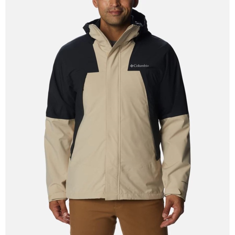Columbia Herren-Wechseljacke Canyon Meadows 3-in-1 Ancient Fossil/Black
