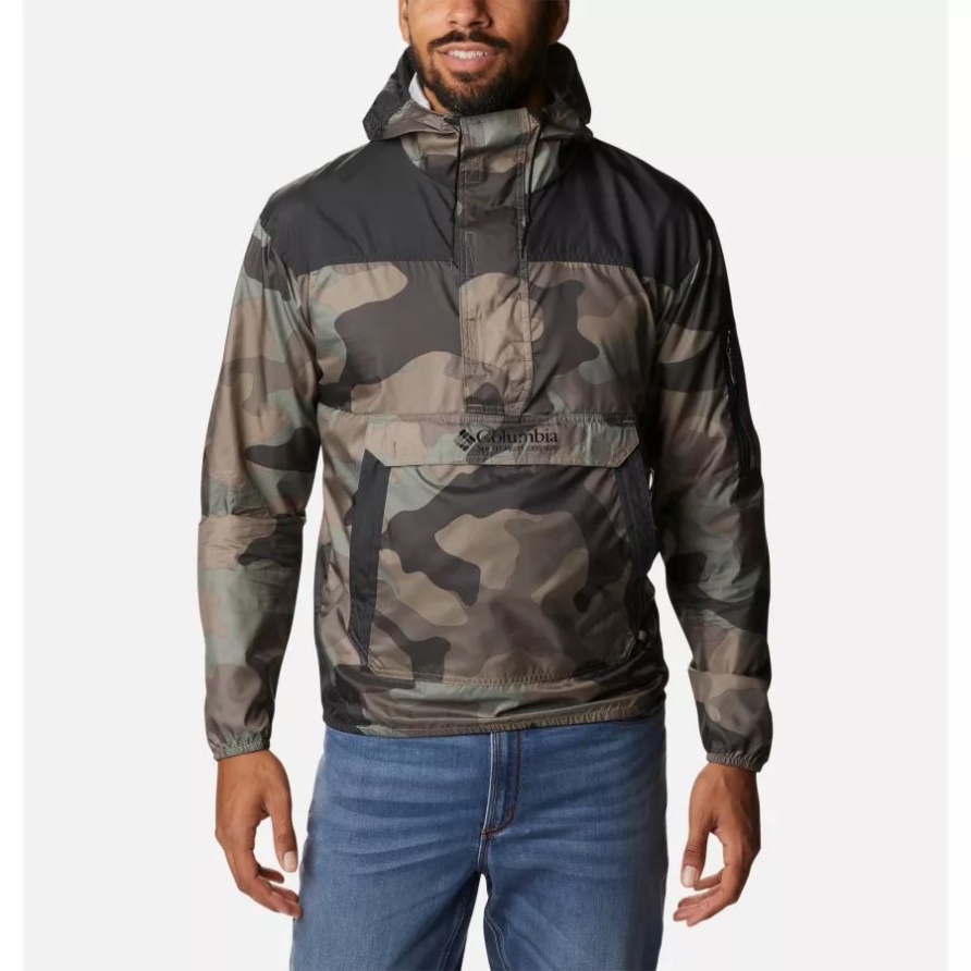Columbia Herausforderer Windjacke Herren Cypress Mod Camo Print/shark