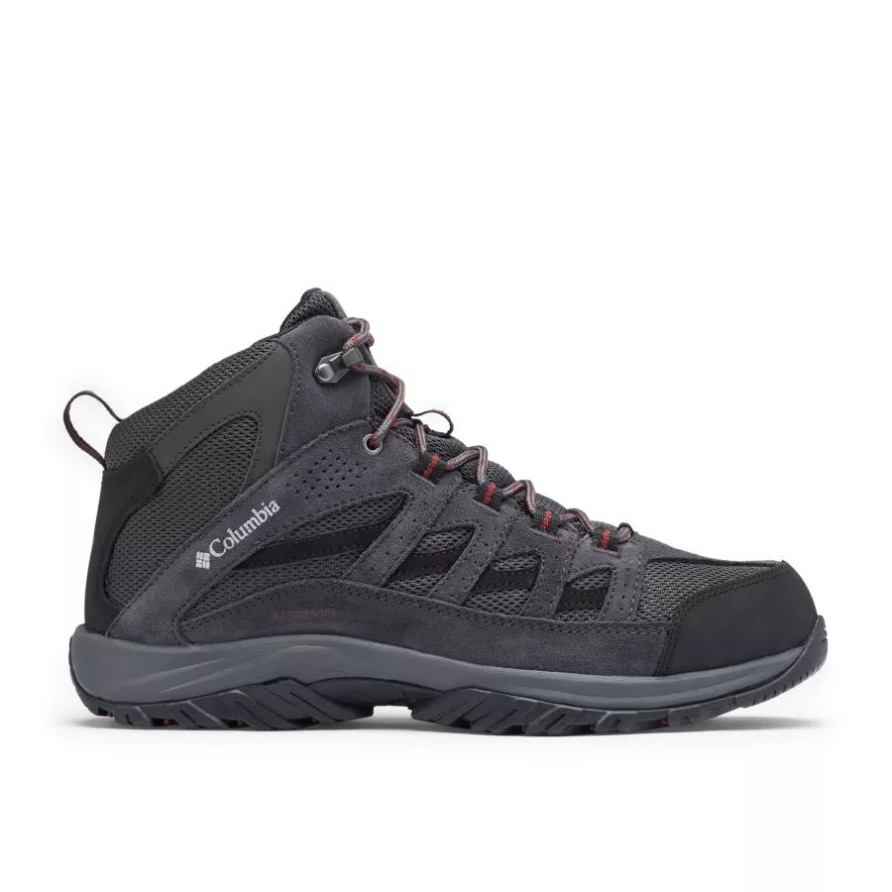 Columbia Crestwood Mid Wasserdichter Wanderstiefel Für Herren Dunkelgrau/Deep Rust