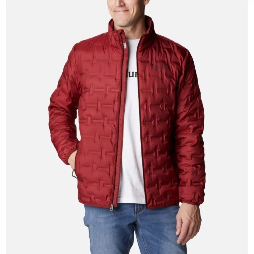 Columbia Delta Ridge Daunenjacke Für Herren, Roter Jaspis