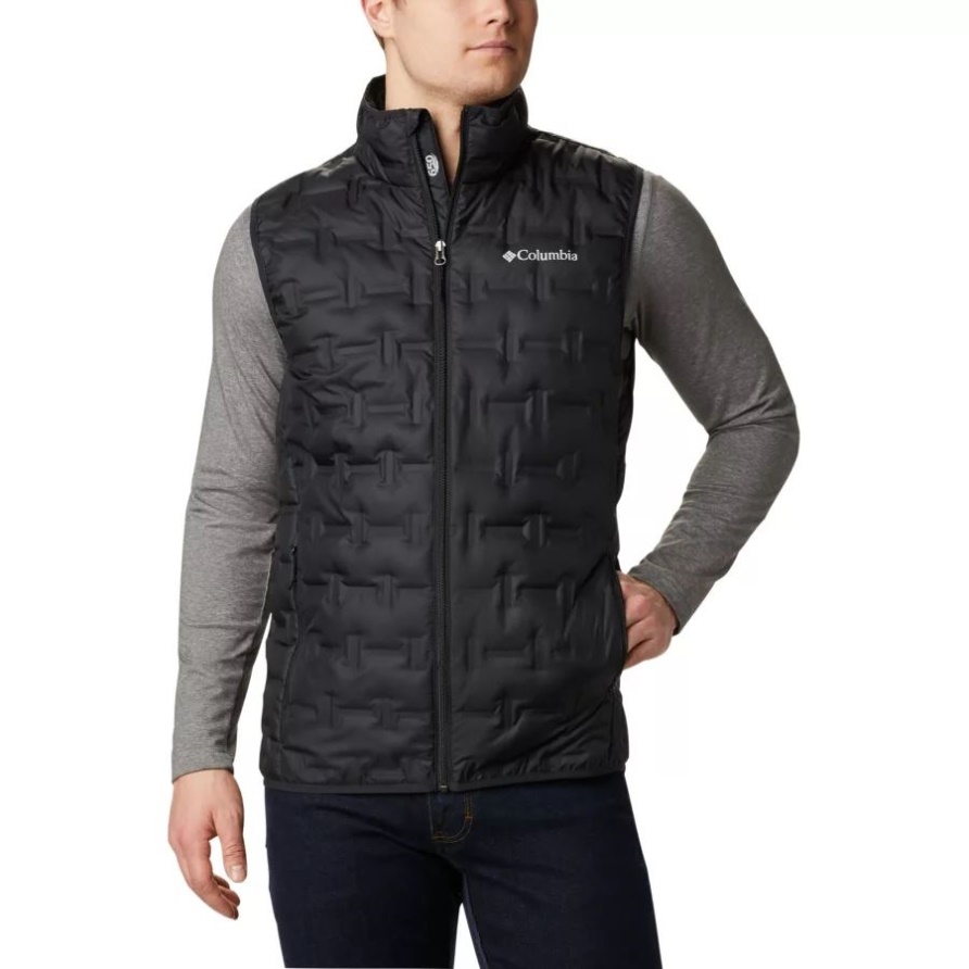 Columbia Delta Ridge Daunenweste Für Herren Schwarz
