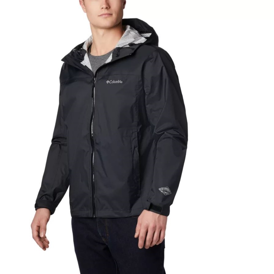 Columbia Herren Evapour Regenjacke Schwarz