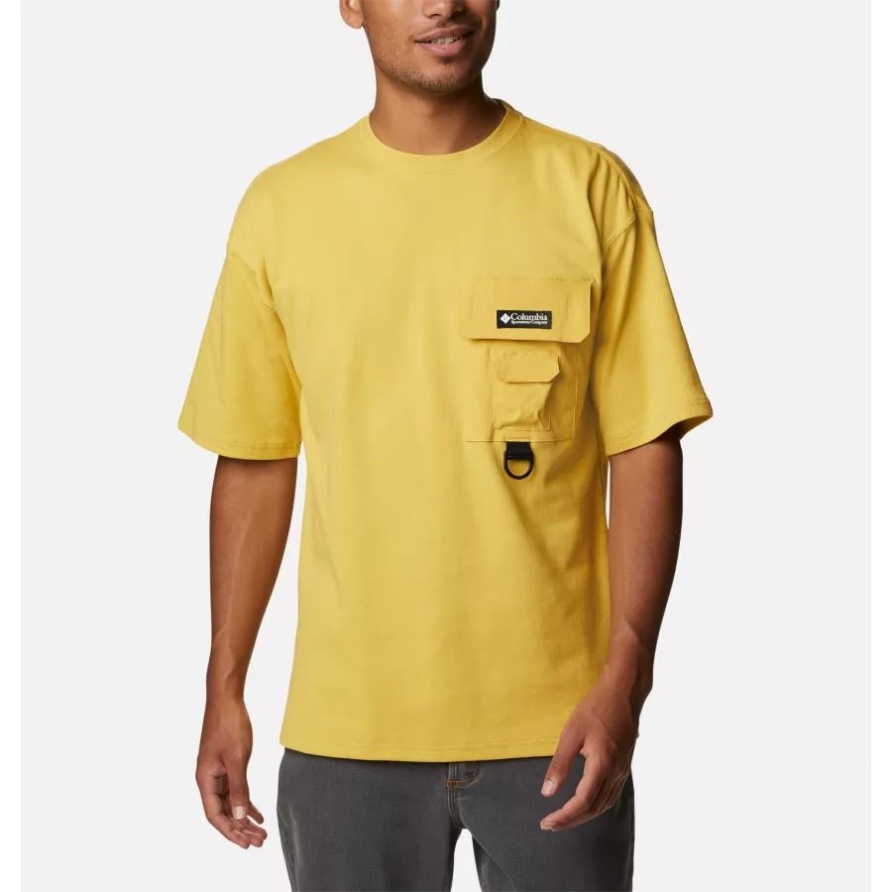 Columbia Herren Field Creek Casual T-Shirt Golden Nugget