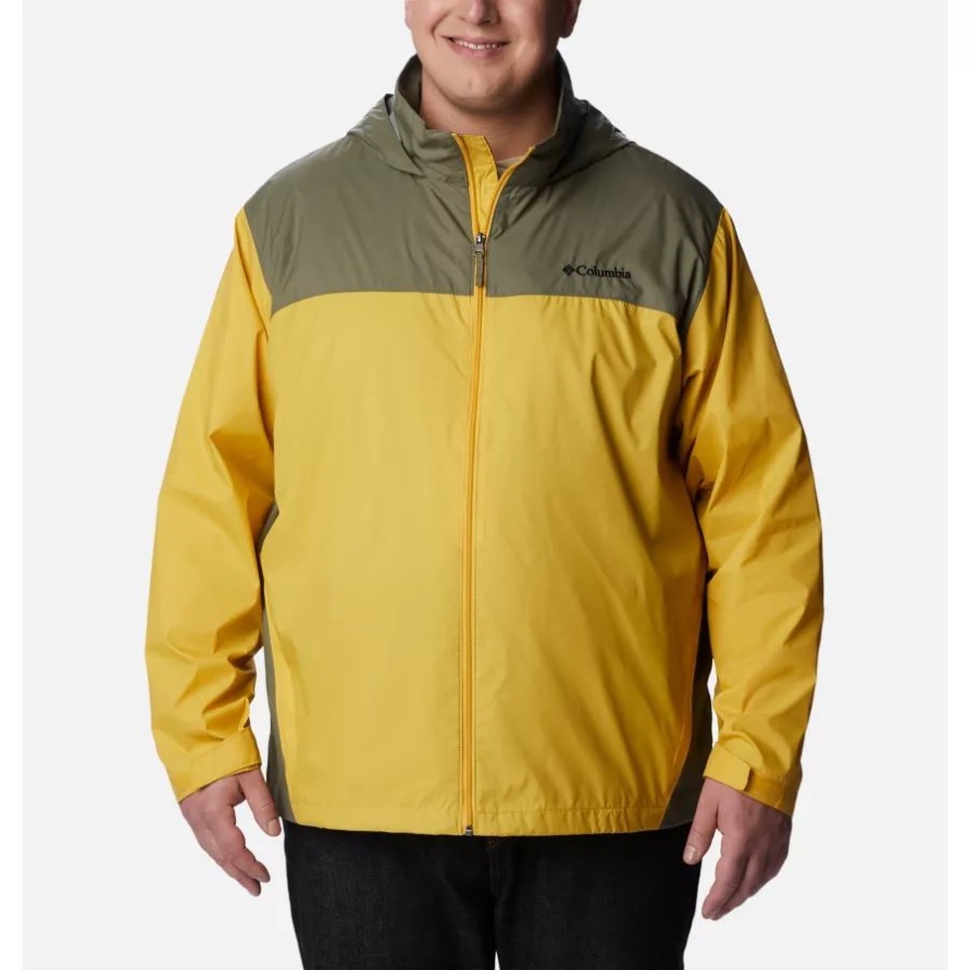 Columbia Glennaker Lake Regenjacke Für Herren Big Golden Nugget/stone Green
