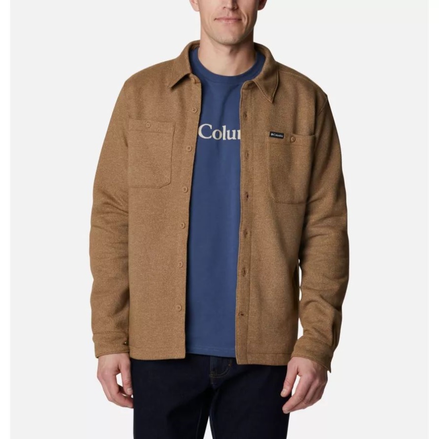 Columbia Great Hart Mountain Hemdjacke Für Herren Delta Heather/Delta