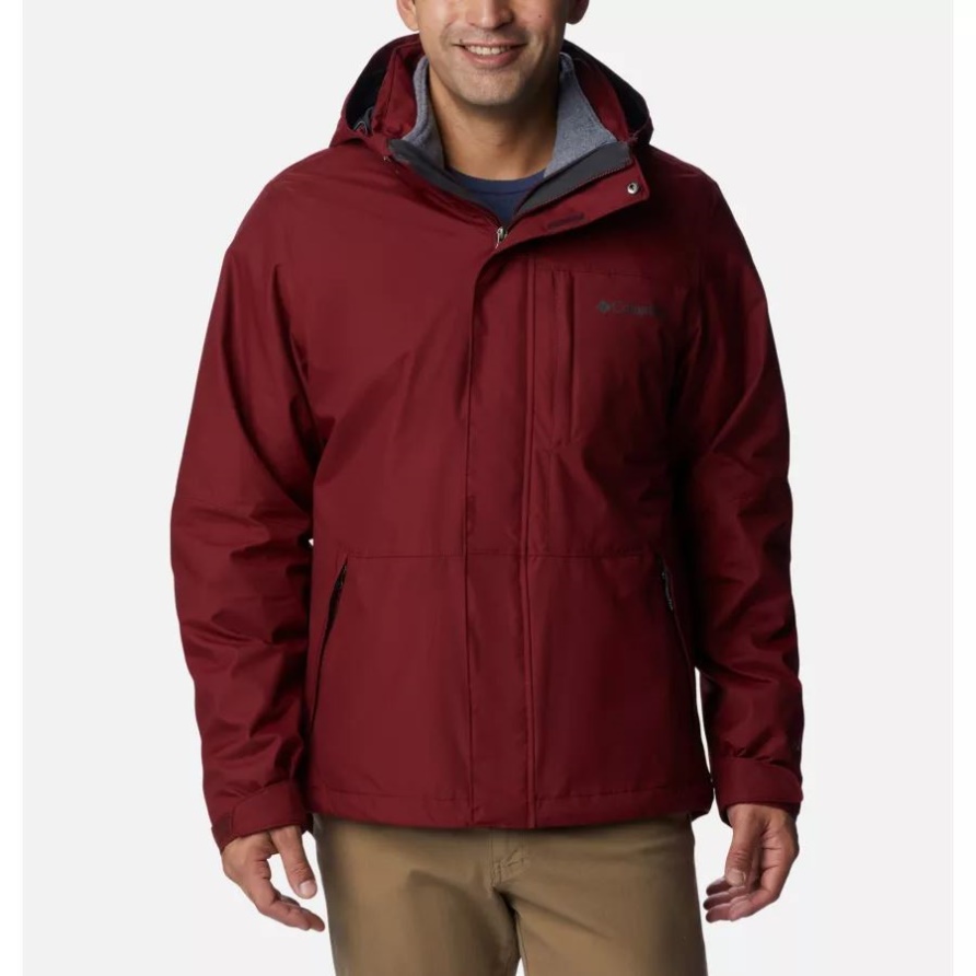 Columbia Golfport Interchange Jacke Für Herren Roter Jaspis