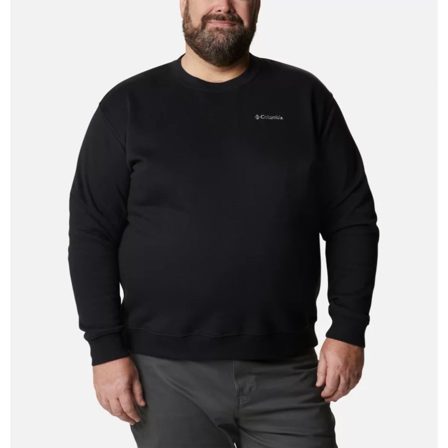 Columbia Herren-sweatshirt Hart Mountain Ii Groß Schwarz
