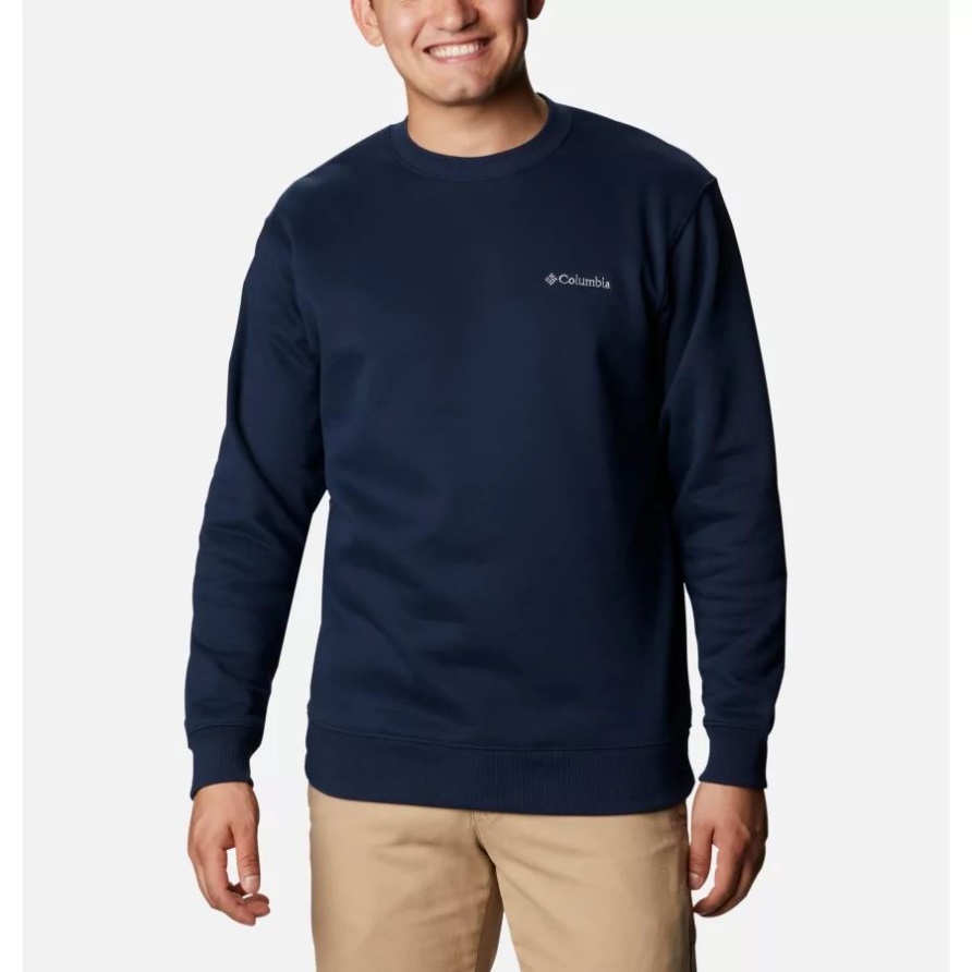 Columbia Herren-sweatshirt Hart Mountain Ii Groß Collegiate Navy
