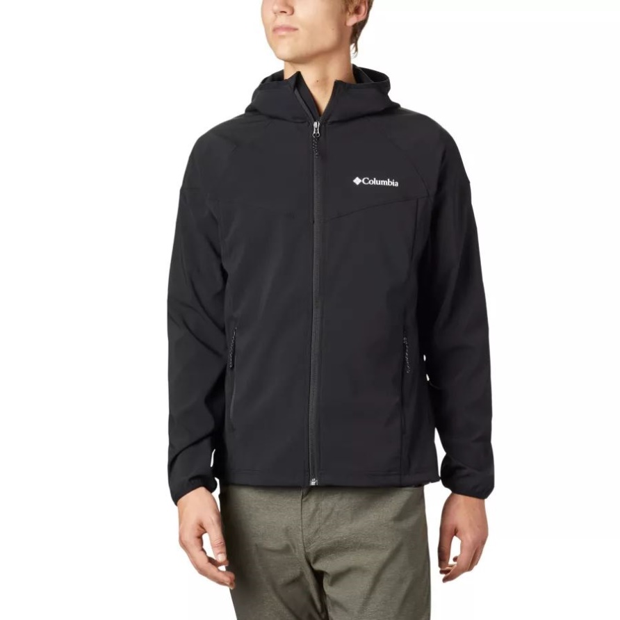 Columbia Herren Canyon Softshelljacke Schwarz Meliert