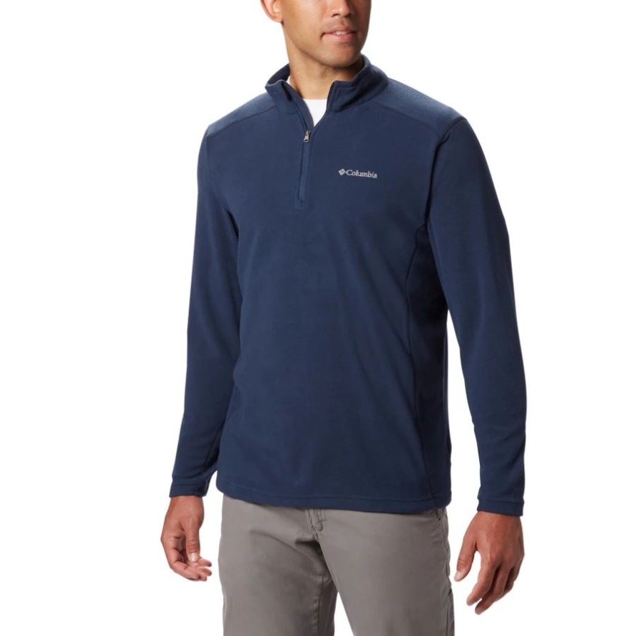 Columbia Herren Klamath Range II Fleecepullover Mit Halbem Reißverschluss Groß College Navy Solid