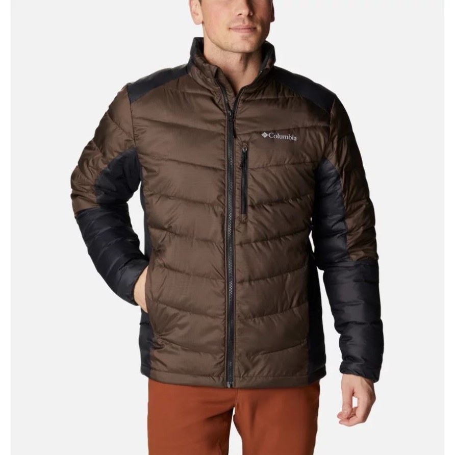 Columbia Labyrinth Loop Omni-heat Infinity Isolierte Jacke Für Herren Cordovan/schwarz
