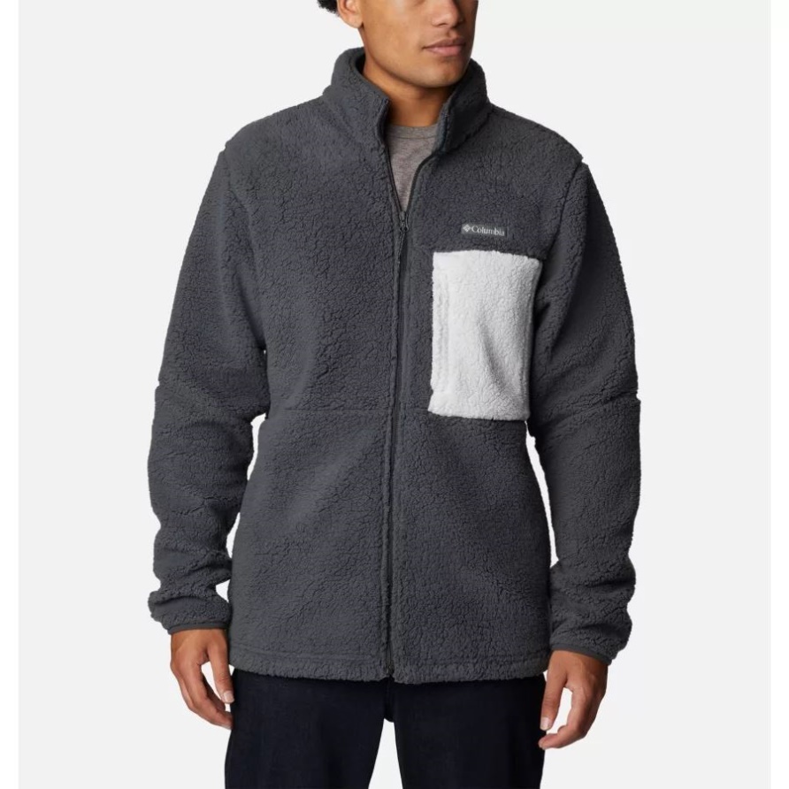 Columbia Mountainside Heavyweight Sherpa-Fleecejacke Für Herren Shark