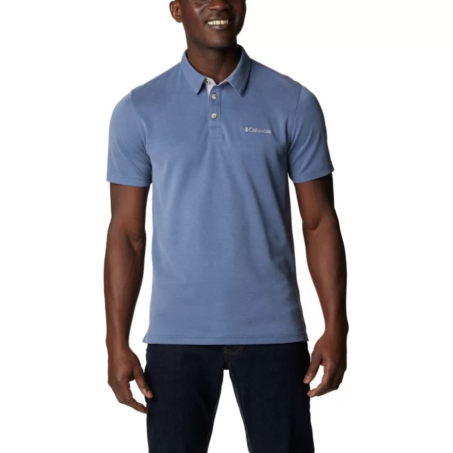 Columbia Herren Nelson Point Polo Dark Mountain