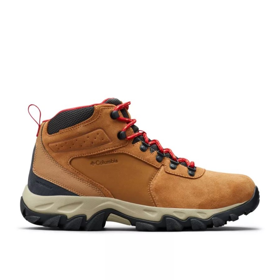 Columbia Newton Ridge Plus Ii Wasserdichter Wanderschuh Aus Wildleder Für Herren In Elk/mountain Red