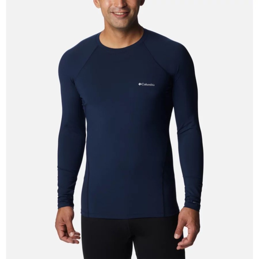 Columbia Omni-Heat Midweight Baselayer Crew Collegiate Navy Für Herren