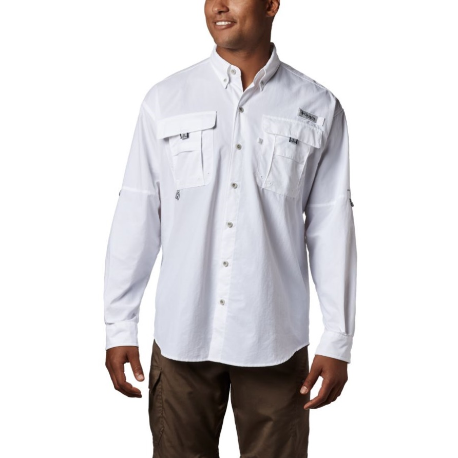 Columbia Herren Pfg Bahama Ii Langarmhemd Groß Weiß