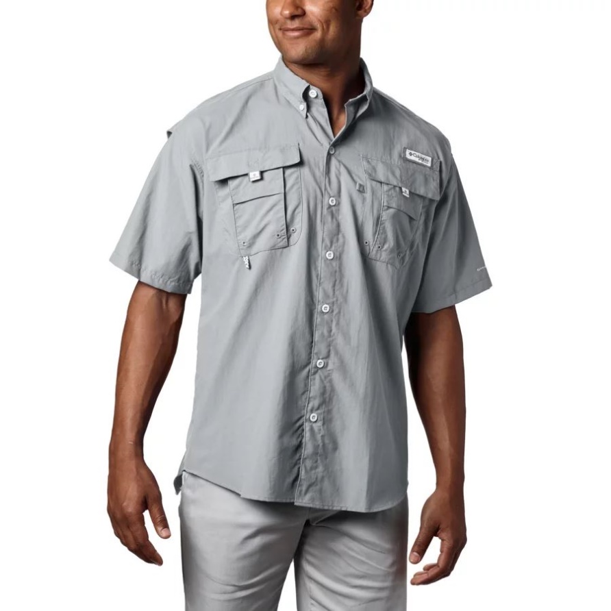 Columbia Herren Pfg Bahama Ii Kurzarmhemd Groß Cool Grau