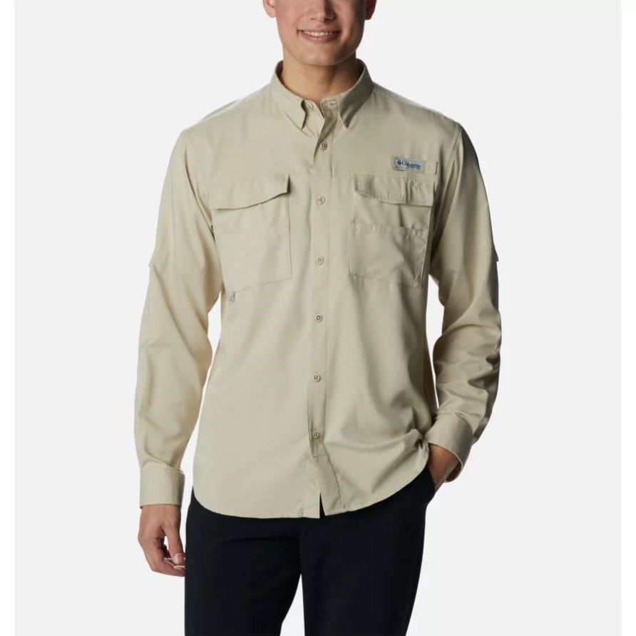 Columbia Herren Pfg Blood And Guts Iv Gewebtes Langarmhemd Fossil