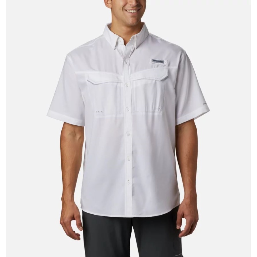 Columbia Herren Pfg Low Drag Offshore Kurzarmhemd Weiß