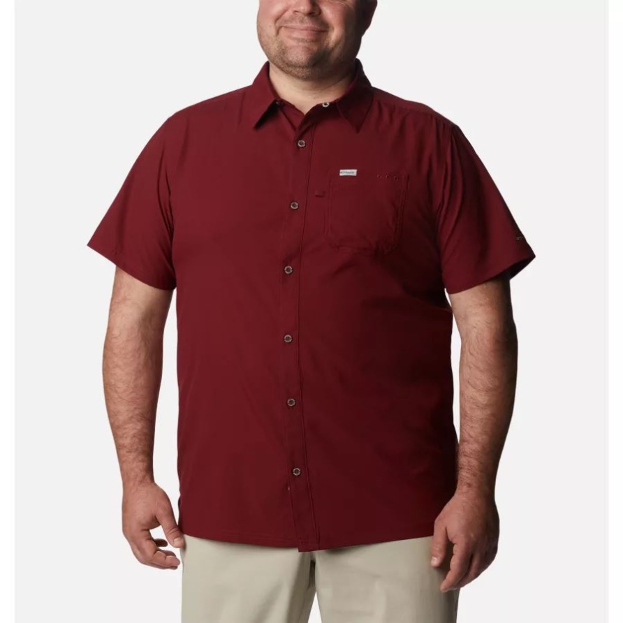Columbia Herren Pfg Slack Tide Camp Shirt Großer Roter Jaspis
