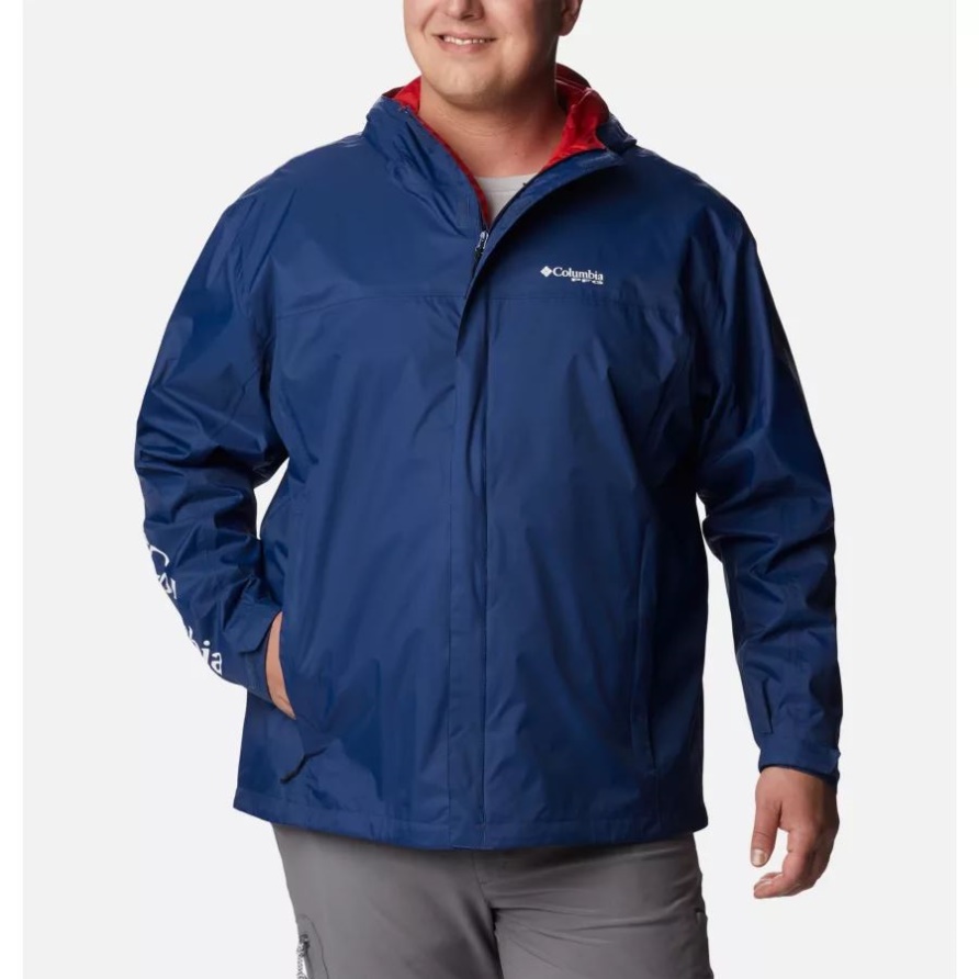 Columbia Herren Pfg Sturmjacke Big Carbon/red Spark