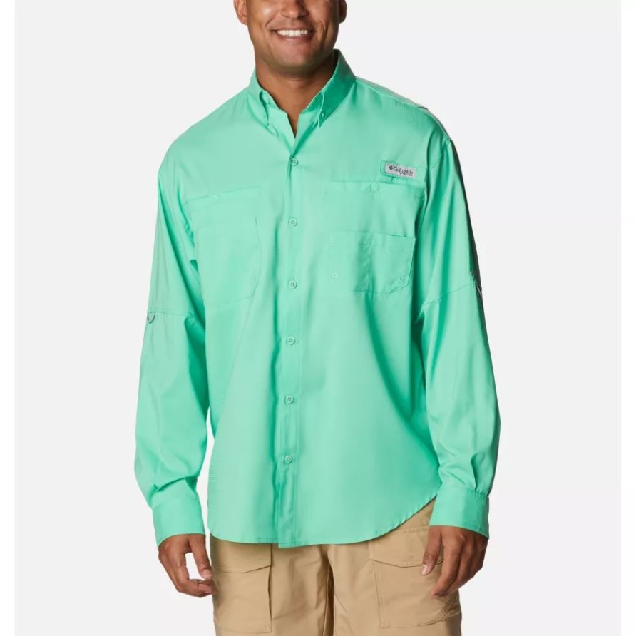 Columbia Herren Pfg Tamiami Ii Langarmshirt Light Jade