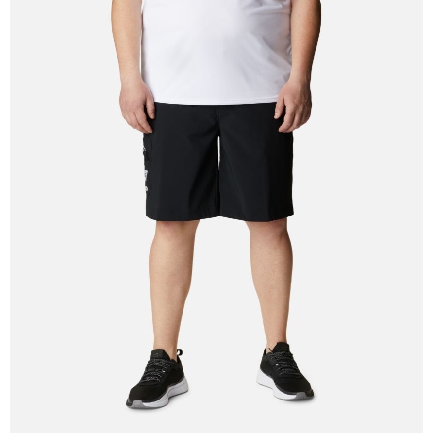 Columbia Pfg Terminal Tackle Shorts Für Herren, Groß, Schwarz/kühles Grau
