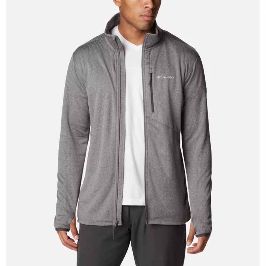 Columbia Park View Fleecejacke Für Herren City Grey Heather