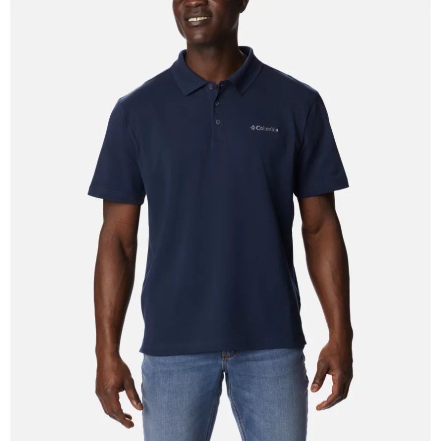 Columbia Pines Terrace Poloshirt Für Herren In Collegiate Navy