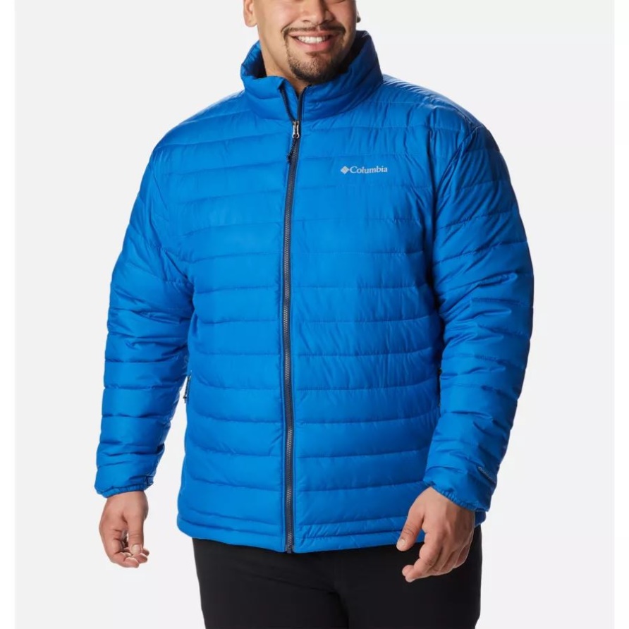 Columbia Herrenpuder Lite Isolierte Jacke Big Bright Indigo