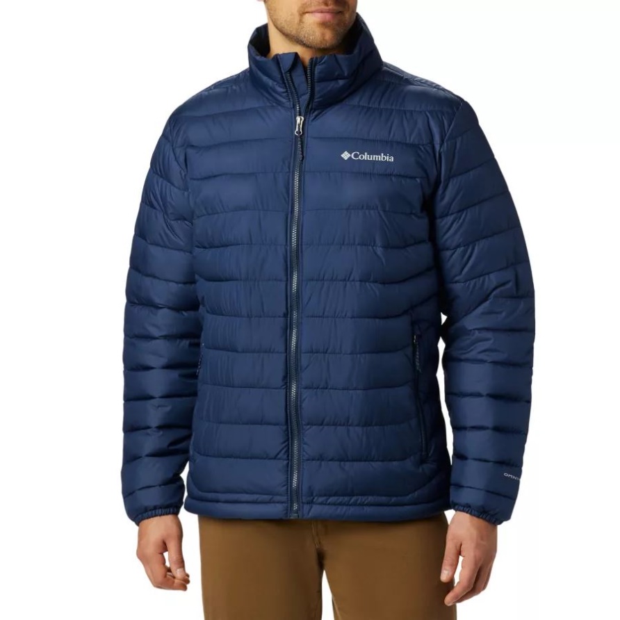 Columbia Puder Lite Isolierte Jacke Für Herren Collegiate Navy